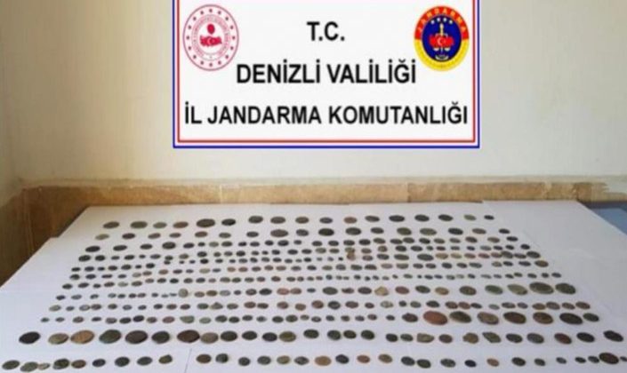 Denizli’ de nefes kesen operasyonda sikkeler ele geçirildi