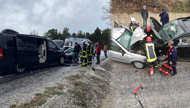 Denizli’de feci kaza! 1’i ağır 5 yaralı!