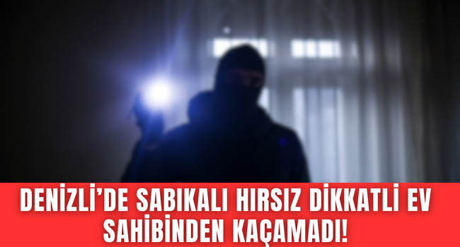 Sabıkalı hırsız bu kez kaçamadı, dikkatli ev sahibi çatıda yakaladı!